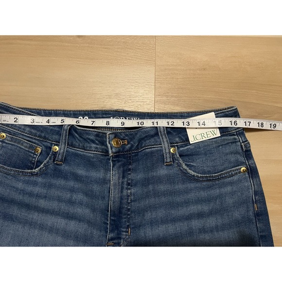 NWT J.Crew Jeans‎ Women's 32 Blue Skinny Flare Stretch - Picture 5 of 10